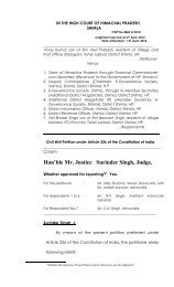 Hon'ble Mr. Justice Surinder Singh, Judge. - High Court of Himachal ...