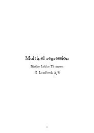 Multipel regression