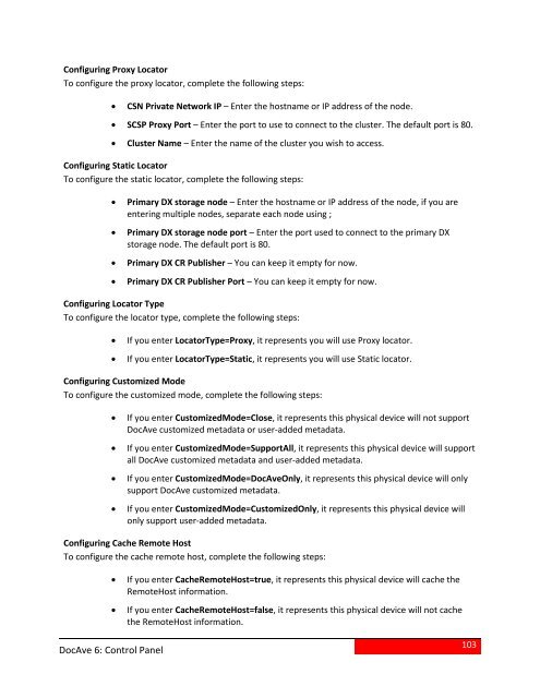 DocAve 6 Service Pack 3 Control Panel Reference Guide - AvePoint