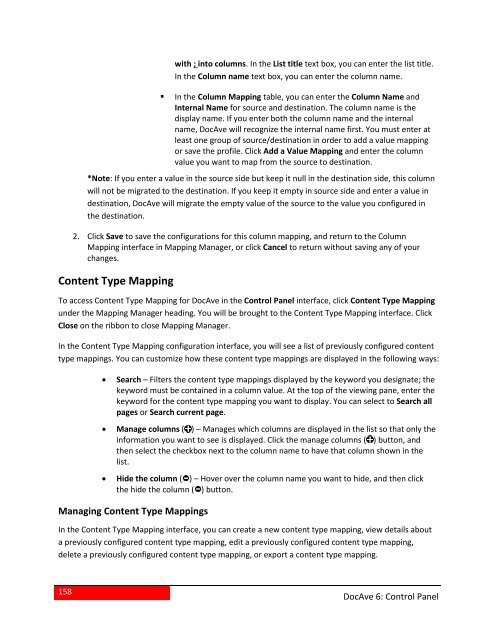 DocAve 6 Service Pack 3 Control Panel Reference Guide - AvePoint