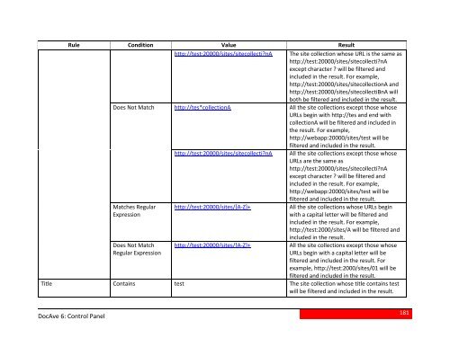 DocAve 6 Service Pack 3 Control Panel Reference Guide - AvePoint