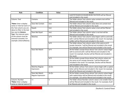 DocAve 6 Service Pack 3 Control Panel Reference Guide - AvePoint