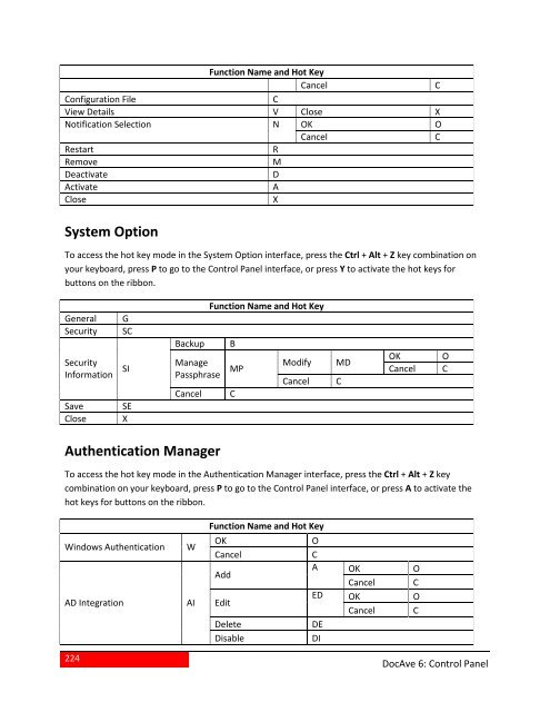 DocAve 6 Service Pack 3 Control Panel Reference Guide - AvePoint