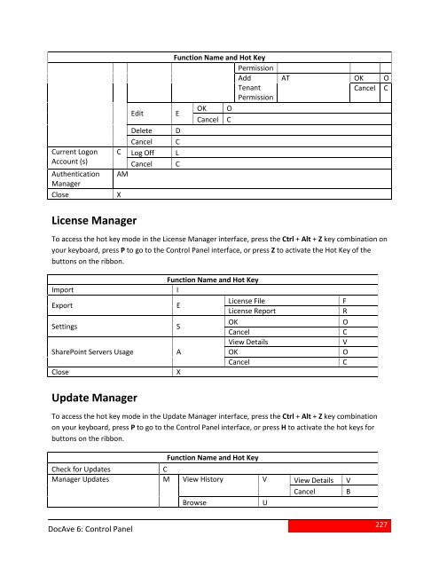 DocAve 6 Service Pack 3 Control Panel Reference Guide - AvePoint