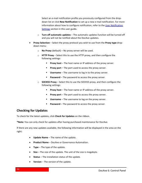 DocAve 6 Service Pack 3 Control Panel Reference Guide - AvePoint