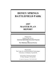 honey springs battlefield park - Center for Advanced Spatial ...