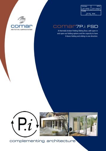 Comar 7P.i Folding Sliding Door - Comar Architectural Aluminium ...