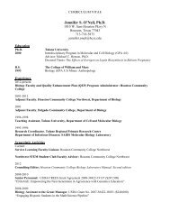 CURRICULUM VITAE Jennifer Snyder O'Neil, PhD Jennifer.oneil ...