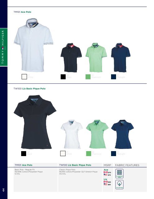 SPRING 2012 CaNada & USa CoRPoRate & toURNameNt ColleCtIoN