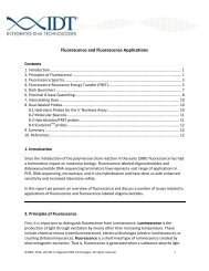 Fluorescence and Fluorescence Applications - Integrated DNA ...