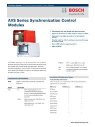 AVS Series Synchronization Control Modules
