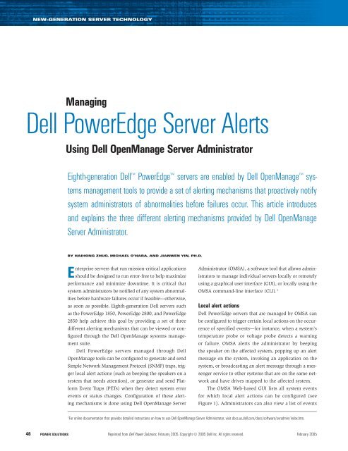 Dell Power Solutions