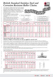 Stainless Steel Chain PDF catalogue - Cross & Morse