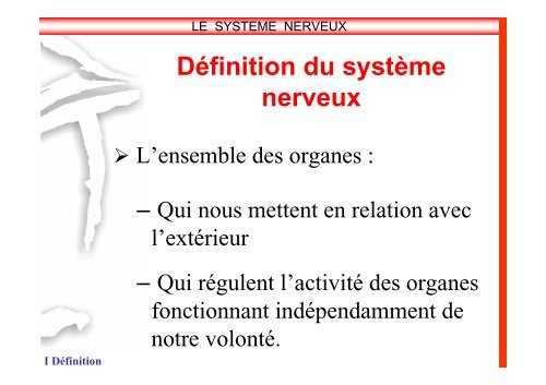 Le systÃ¨me nerveux et ses atteintes - SDIS14