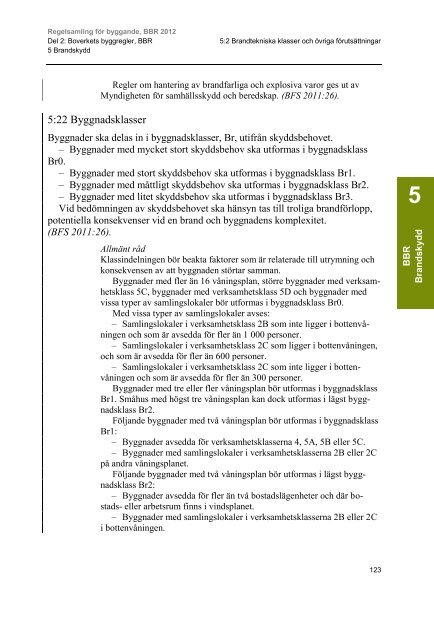 Regelsamling fÃ¶r byggande, BBR 2012 - Boverket