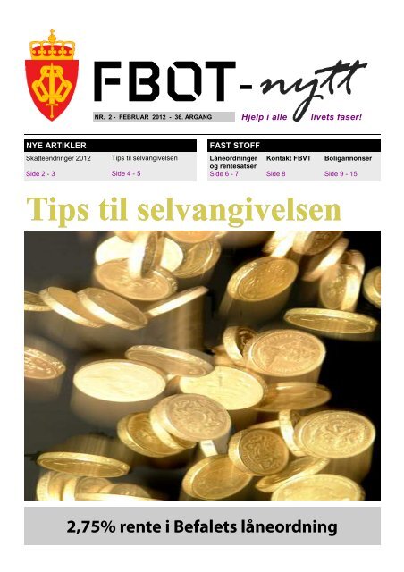FBOT-nytt februar 2012 - Forsvaret