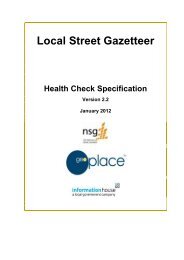 Local Street Gazetteer - Health Check - Iahub.net