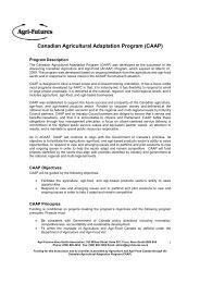 CAAP Overview for Eligible Recipients - Nova Scotia Federation of ...