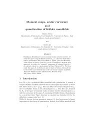 Moment maps, scalar curvature and quantization of Kähler manifolds