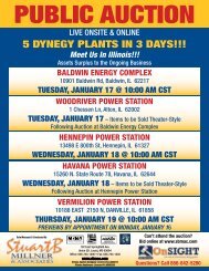 5 DYNEGY PLANTS IN 3 DAYS!!! - Stuart B. Millner & Associates