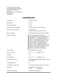 Accident Bulletin 1/2010 - Preliminary Report on Airbus A330-342 ...