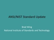 ANSI/NIST Standard Update