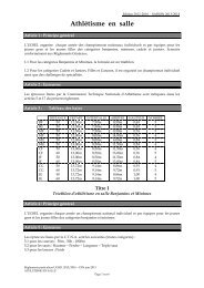 REGLEMENT National - UGSEL Versailles