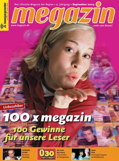 Das Lifestyle-Magazin der Region • 9. Jahrgang ... - Megazin