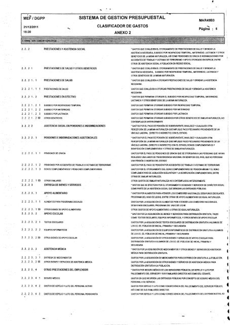 sistema de gestion presupuestal - Gobierno Regional de Loreto