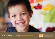 SDN Children's Services Annual Report 2012