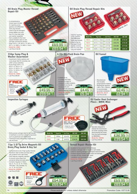 To Download Our Latest Sealey Garage Tools Promotion