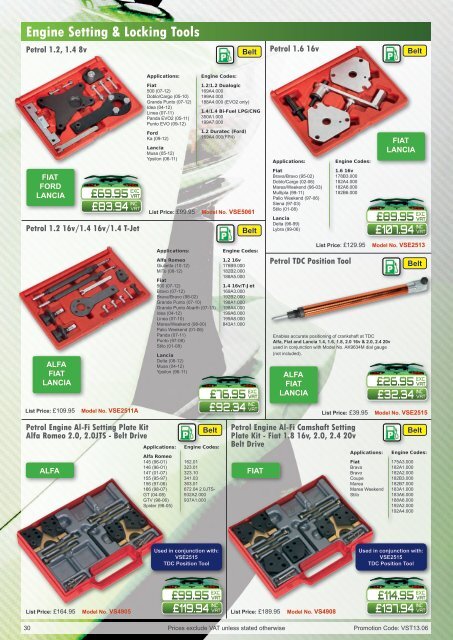 To Download Our Latest Sealey Garage Tools Promotion