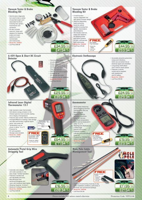 To Download Our Latest Sealey Garage Tools Promotion