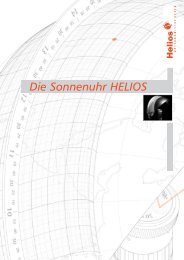 Die Sonnenuhr Helios - Helios sundial