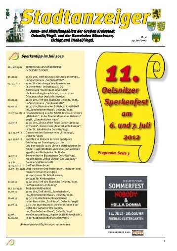 Oelsnitzer Sperkenfest Oelsnitzer Sperkenfest - 1. BÃ¼rgerliche ...