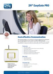 Analogue GSM gateway 2NÂ® EasyGate PRO - Leaflet