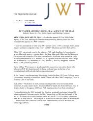 FOR IMMEDIATE RELEASE CONTACT: Erin Johnson ... - WPP.com