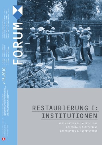 RestauRieRung i: institutionen - Bevölkerungsschutz