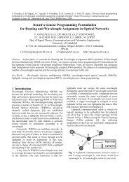 Iterative Linear Programming Formulation for Routing and ...