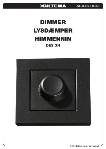 DIMMER LYSDÃ¦MPER HIMMENNIN - Biltema