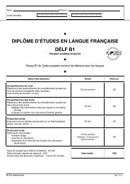 DELF B1 junior et scolaire - CIEP