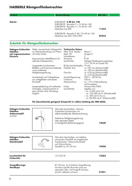 Datenblatt - Berger-meditec