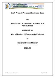 Soft Skill Training to Police Personnel