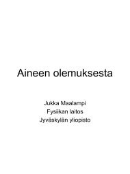 Aineen olemuksesta