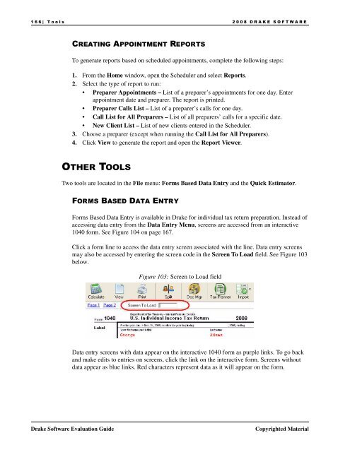 Drake Software Evaluation Guide