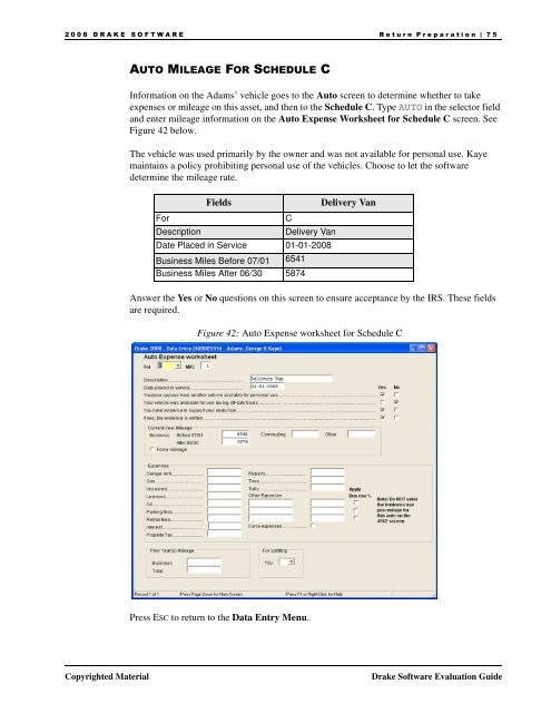 Drake Software Evaluation Guide