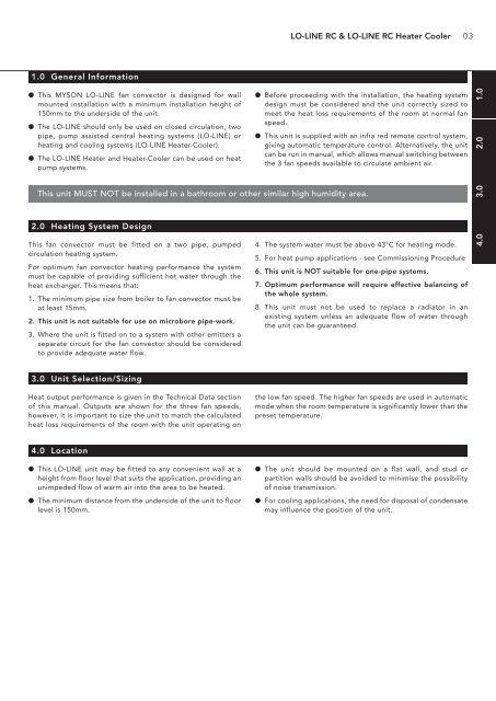 Myson Lo-Line Fan Convector Installation Guide.pdf - BHL.co.uk