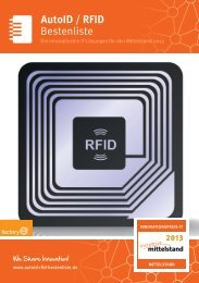 Bestenliste AutoID / RFID - IT-Bestenliste