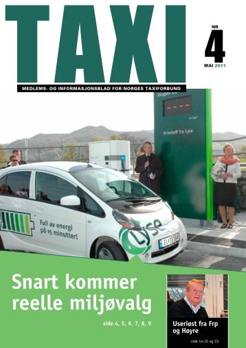 TAXI nr. 4/11 - Norges Taxiforbund