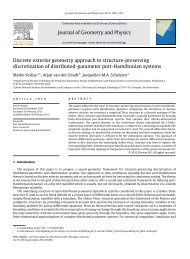 Discrete exterior geometry approach to structure-preserving ... - ITM